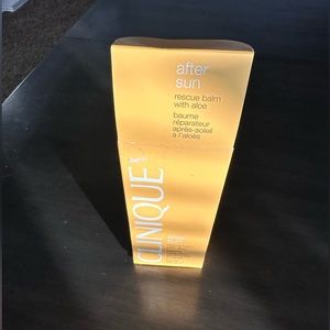 NIB FACTORY SEALED Clinique after sun rescue balm with aloe 5 fl oz.